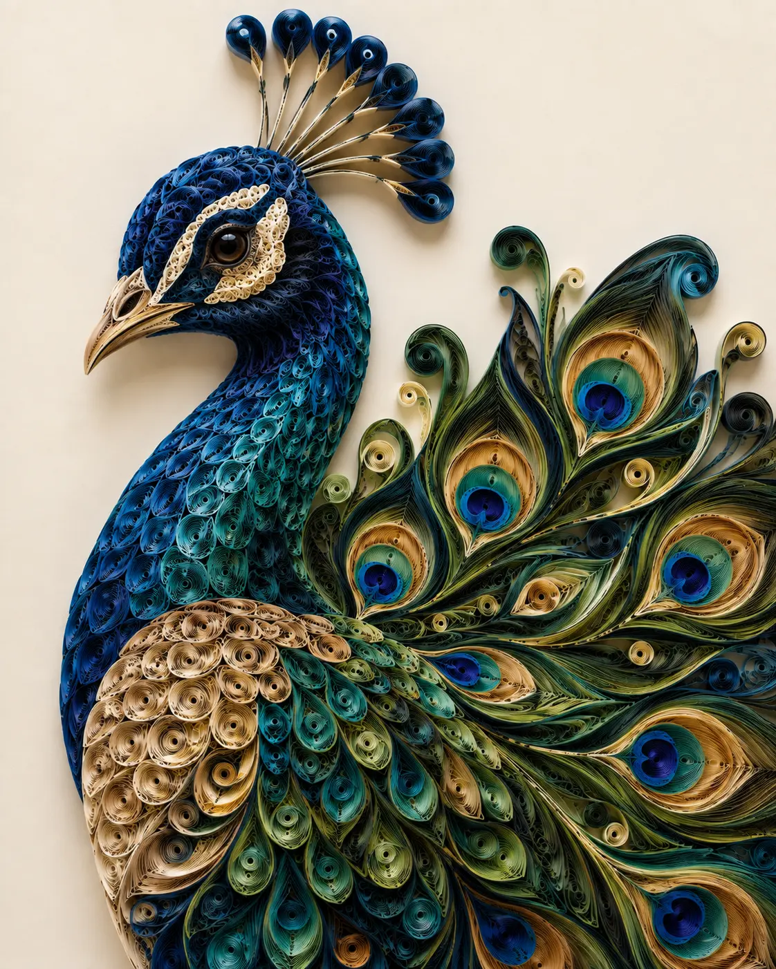 Peacock Custom Patch Design